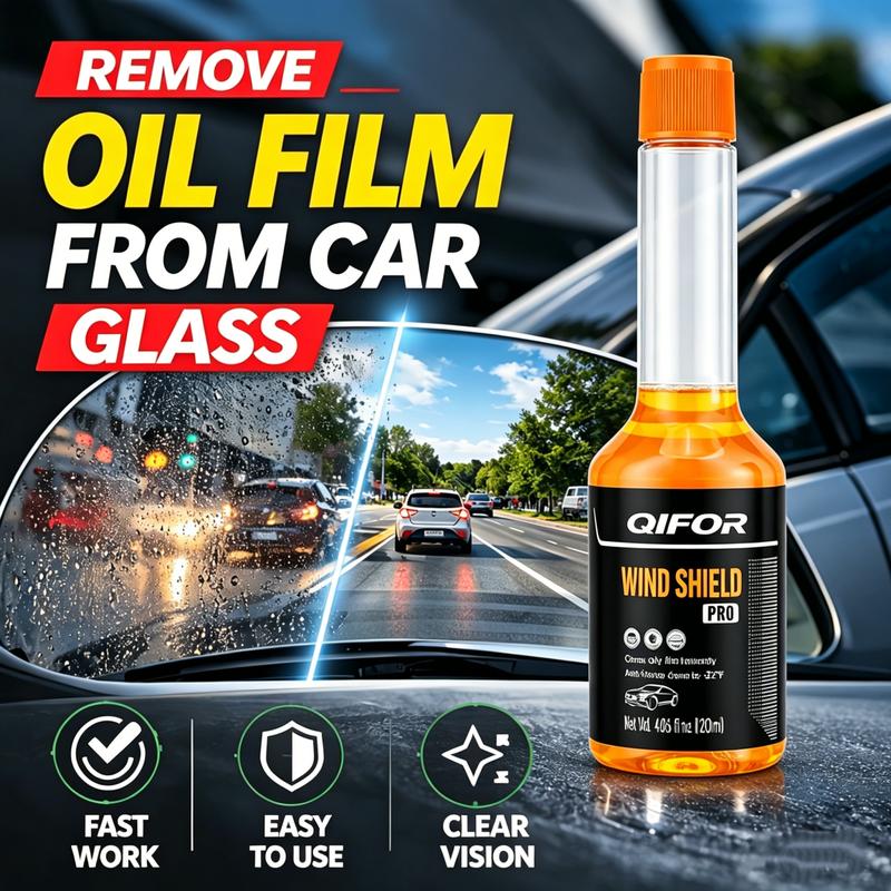 🥳2026 HOT SALE🥳💞50K+ SOLD! ✨💝 5-in-1 Glass Cleaner – removes stains, oil film, insect glue, anti-freeze & hydrophobic. One bottle for crystal-clear car glass in all weather! 🚗💪