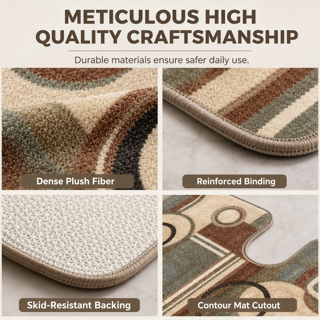 🥳2026 HOT SALE🥳💞50K+ SOLD! 🛁☁️ 50% OFF! Nordic Cashmere-Soft Bath Mat – high-density microfibre, instant-dry & non-slip. Cloud-like comfort & safety for chilly mornings! 🛡️✅