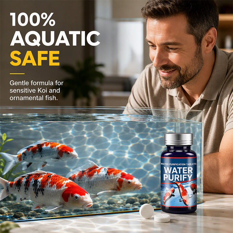 🥳2026 HOT SALE🥳💞50K+ SOLD! 🪣💨 50% OFF! Aquarium Care Tablets – reduces need for frequent water changes. Supports biological filtration & keeps water crystal clear. 50 tablets – lasts for weeks. Less heavy lifting, more time enjoying your fish! 🐟✨