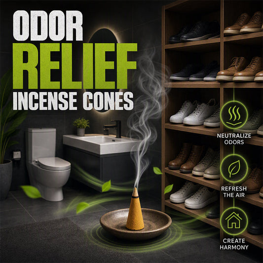 🥳2026 HOT SALE🥳💞50K+ SOLD! 🌧️🕯️ 50% OFF! Household Odor Relief Cones – ideal for damp days & enclosed spaces. Slow-burn, just-right fragrance – place in bathrooms, cabinets or porches. Instant freshness! 💚✨