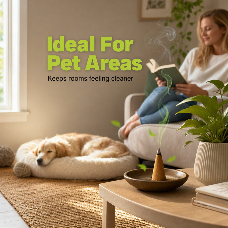 🥳2026 HOT SALE🥳💞50K+ SOLD! 🌧️🕯️ 50% OFF! Household Odor Relief Cones – ideal for damp days & enclosed spaces. Slow-burn, just-right fragrance – place in bathrooms, cabinets or porches. Instant freshness! 💚✨