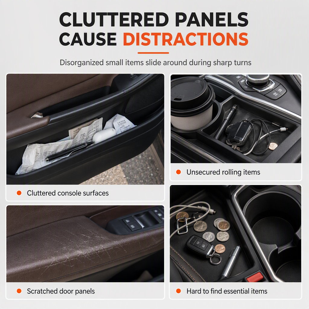 🥳2026 HOT SALE🥳💞50K+ SOLD! 🚗🥤 Foldable Car Door Cup Holder – adds extra drink space without cluttering your cabin. Folds flat when not in use, clip-on install – no drilling! Faux-leather finish fits right in! ✨💪