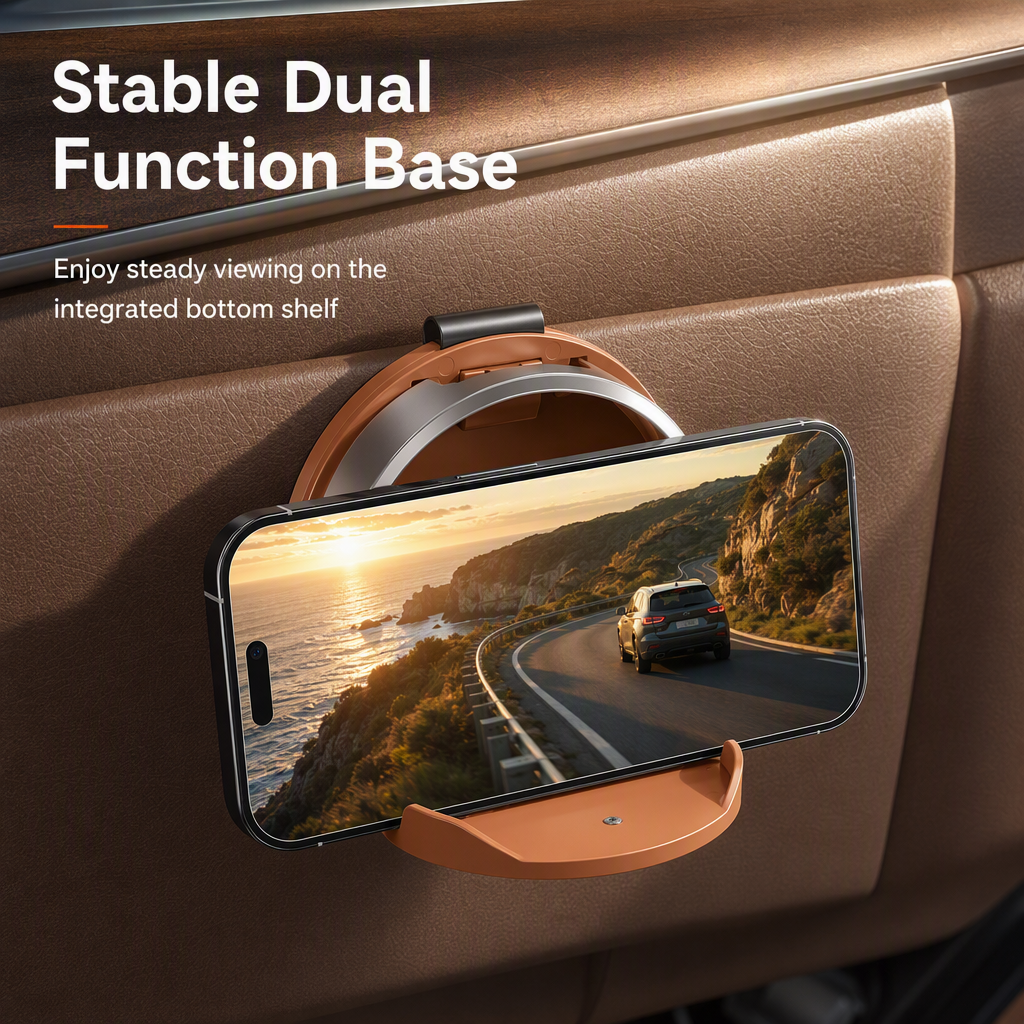 🥳2026 HOT SALE🥳💞50K+ SOLD! 🚗🥤 Foldable Car Door Cup Holder – adds extra drink space without cluttering your cabin. Folds flat when not in use, clip-on install – no drilling! Faux-leather finish fits right in! ✨💪