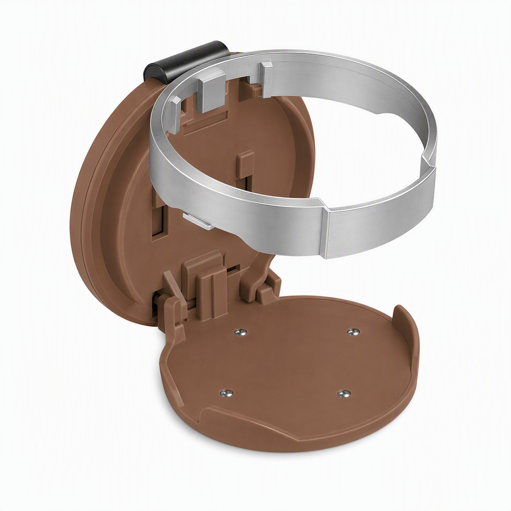 🥳2026 HOT SALE🥳💞50K+ SOLD! 🚗🥤 Foldable Car Door Cup Holder – adds extra drink space without cluttering your cabin. Folds flat when not in use, clip-on install – no drilling! Faux-leather finish fits right in! ✨💪