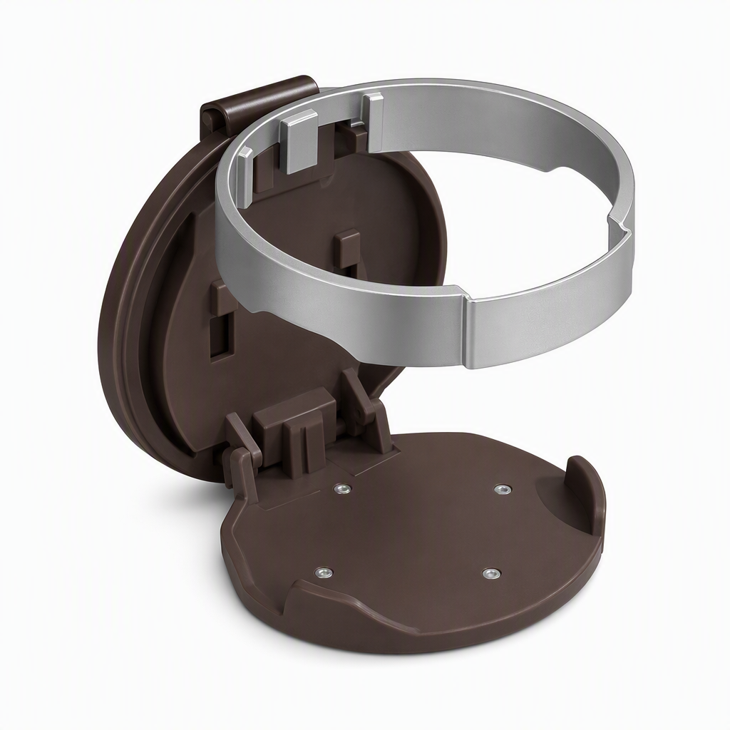 🥳2026 HOT SALE🥳💞50K+ SOLD! 🚗🥤 Foldable Car Door Cup Holder – adds extra drink space without cluttering your cabin. Folds flat when not in use, clip-on install – no drilling! Faux-leather finish fits right in! ✨💪