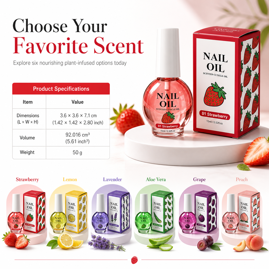 🥳2026 HOT SALE🥳💞50K+ SOLD! 💅✨ 50% OFF! Cuticle Care Oil – deeply moisturizing botanical formula, 6 scents, precision brush. Heal dry, peeling cuticles & get beautiful nails! 🌸✅
