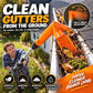 🥳2026 HOT SALE🥳💞50K+ SOLD! 🏠🛡️ 50% OFF! Gutter Cleaning Tool – clean from the ground, no ladders! Dual-angle head removes leaves & moss. Fits ACME poles! 🍂✅