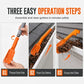 🥳2026 HOT SALE🥳💞50K+ SOLD! 🏠🛡️ 50% OFF! Gutter Cleaning Tool – clean from the ground, no ladders! Dual-angle head removes leaves & moss. Fits ACME poles! 🍂✅