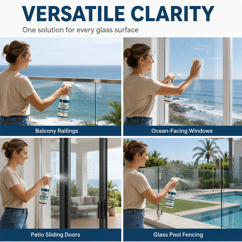 🥳2026 HOT SALE🥳💞50K+ SOLD! 💧🪟 50% OFF LAST CHANCE! Glass Water Mark Remover – tackles stubborn hard water spots & mineral deposits. Easy spray for windows & patios. Restores clarity! ✨✅
