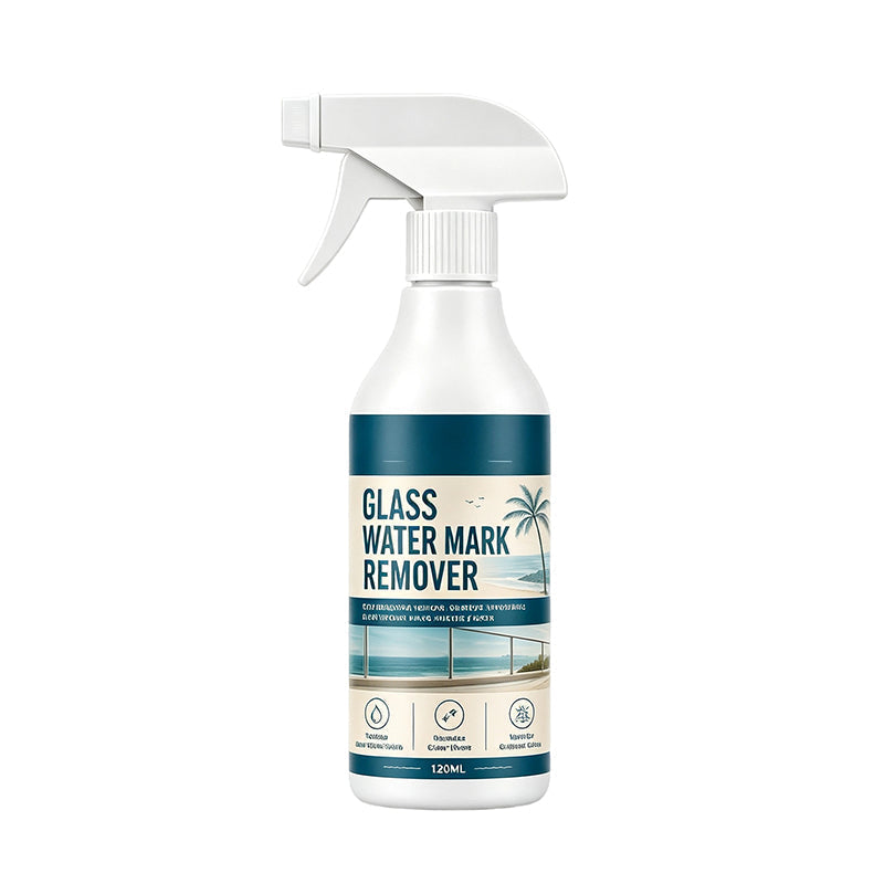 🥳2026 HOT SALE🥳💞50K+ SOLD! 💧🪟 50% OFF LAST CHANCE! Glass Water Mark Remover – tackles stubborn hard water spots & mineral deposits. Easy spray for windows & patios. Restores clarity! ✨✅