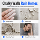 🥳2026 HOT SALE🥳💞50K+ SOLD! 🏠🧱 Wall Repair Liquid – locks chalky plaster instantly, stops dust & flaking. Acrylic formula binds loose particles into a solid base. Easy roller apply! 🛠️✅