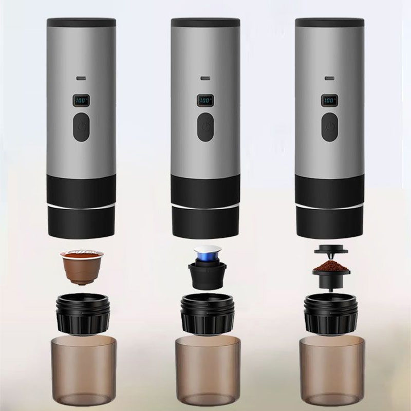 🥳2026 HOT SALE🥳💞50K+ SOLD! ☕⚡ 50% OFF! Portable Espresso Maker – digital display, Type-C rechargeable, 90ml tank & 120ml cup. Enjoy fresh hot coffee anywhere! 🛡️💪