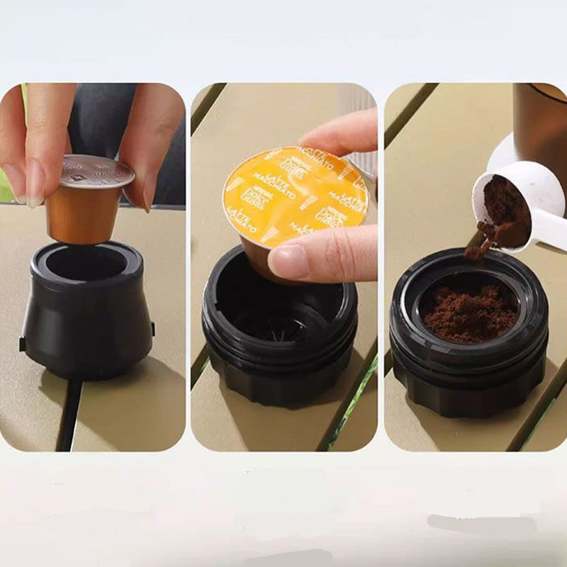 🥳2026 HOT SALE🥳💞50K+ SOLD! ☕⚡ 50% OFF! Portable Espresso Maker – digital display, Type-C rechargeable, 90ml tank & 120ml cup. Enjoy fresh hot coffee anywhere! 🛡️💪