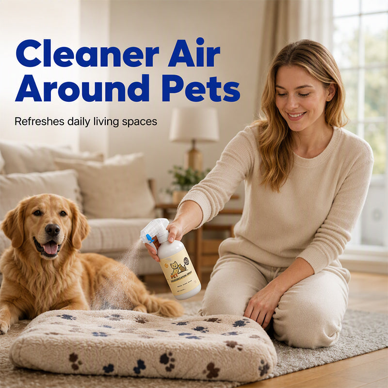 🥳2026 HOT SALE🥳💞50K+ SOLD! 🐾💨 Enzyme Pet Deodorizing Spray – bio-enzyme formula destroys odors at the source on sofas, carpets & floors. No heavy perfume, just fresh air. Keep your home guest-ready! 🏠✨