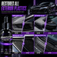 🥳2026 HOT SALE🥳💞50K+ SOLD! 🚗🖤 Car Plastic Restorer – restores deep black gloss to faded trims. Repels rain & UV. Easy dropper bottle! ✨💪