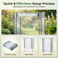 🥳2026 HOT SALE🥳💞50K+ SOLD! ❄️🌿 All-Weather Plant Cover – clear PVC lets sunlight in, keeps frost out. Grow herbs & veggies all year round. Indoor & outdoor use! 🏠💪