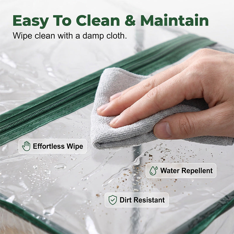 🥳2026 HOT SALE🥳💞50K+ SOLD! ❄️🌿 All-Weather Plant Cover – clear PVC lets sunlight in, keeps frost out. Grow herbs & veggies all year round. Indoor & outdoor use! 🏠💪
