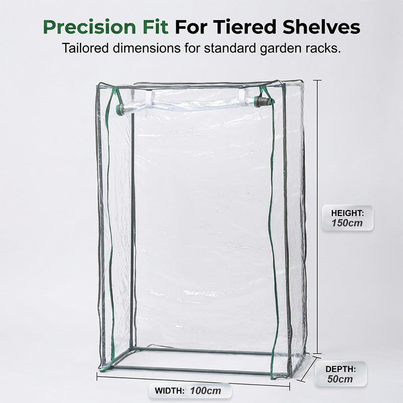 🥳2026 HOT SALE🥳💞50K+ SOLD! ❄️🌿 All-Weather Plant Cover – clear PVC lets sunlight in, keeps frost out. Grow herbs & veggies all year round. Indoor & outdoor use! 🏠💪