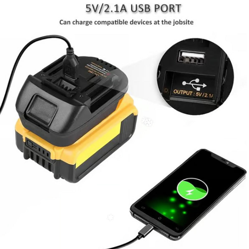 🥳2026 HOT SALE🥳💞50K+ SOLD! 🔋🔧 Lithium Battery Adapter for 18V Tools – revive old tools without buying new batteries. Universal fit, plug & play, durable power! ✅💪
