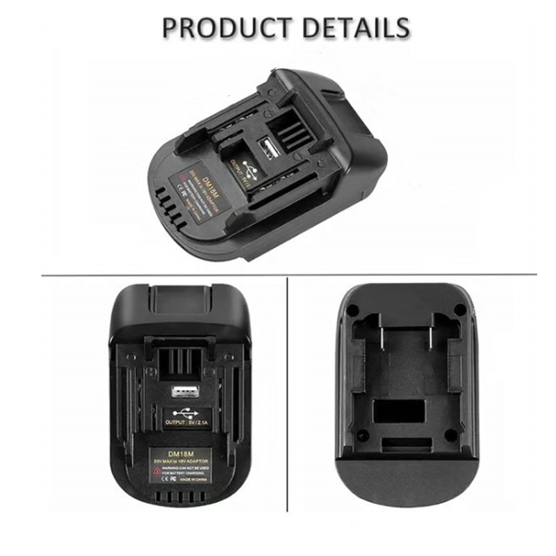 🥳2026 HOT SALE🥳💞50K+ SOLD! 🔋🔧 Lithium Battery Adapter for 18V Tools – revive old tools without buying new batteries. Universal fit, plug & play, durable power! ✅💪