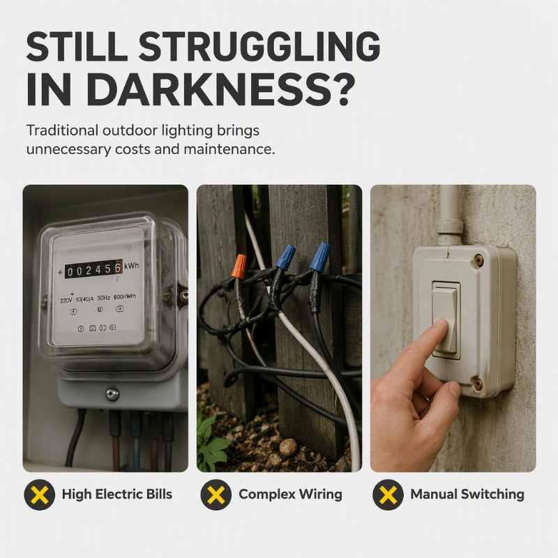 🥳2026 HOT SALE🥳💞50K+ SOLD! ☀️💡 50% OFF TODAY! Solar Outdoor Accent Light – no wiring, no electricity bills. 3 LEDs auto-light up gutters, fences & walls at night. Simple, safe, solar! 🏡✅