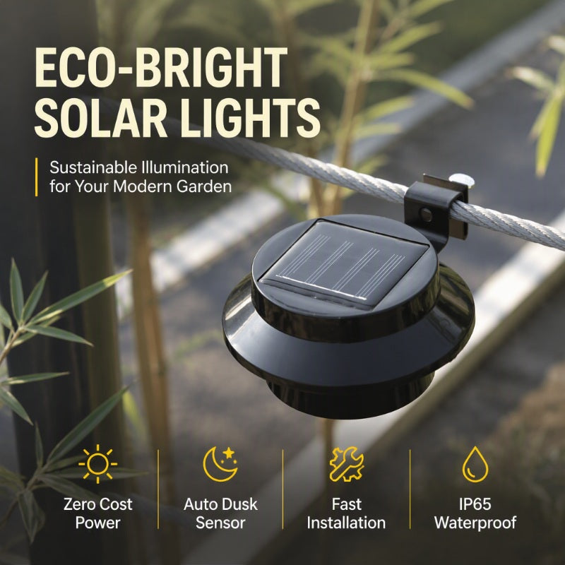 🥳2026 HOT SALE🥳💞50K+ SOLD! ☀️💡 50% OFF TODAY! Solar Outdoor Accent Light – no wiring, no electricity bills. 3 LEDs auto-light up gutters, fences & walls at night. Simple, safe, solar! 🏡✅