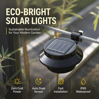 🥳2026 HOT SALE🥳💞50K+ SOLD! ☀️💡 50% OFF TODAY! Solar Outdoor Accent Light – no wiring, no electricity bills. 3 LEDs auto-light up gutters, fences & walls at night. Simple, safe, solar! 🏡✅