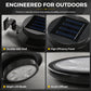 🥳2026 HOT SALE🥳💞50K+ SOLD! ☀️💡 50% OFF TODAY! Solar Outdoor Accent Light – no wiring, no electricity bills. 3 LEDs auto-light up gutters, fences & walls at night. Simple, safe, solar! 🏡✅