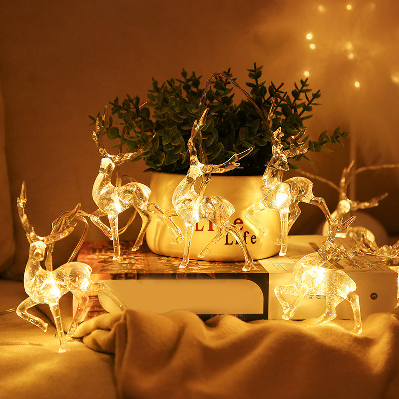 🥳2026 HOT SALE🥳💞50K+ SOLD! ⏳🦌 Limited-time 50% off! Christmas LED Reindeer String Lights – warm glow, sparkling reindeer detail. Battery or USB powered – transforms windows & shelves into festive magic! 🎄✨