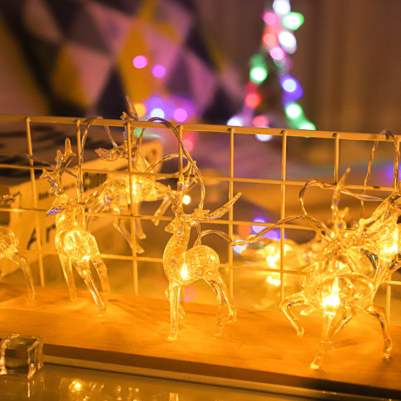 🥳2026 HOT SALE🥳💞50K+ SOLD! ⏳🦌 Limited-time 50% off! Christmas LED Reindeer String Lights – warm glow, sparkling reindeer detail. Battery or USB powered – transforms windows & shelves into festive magic! 🎄✨