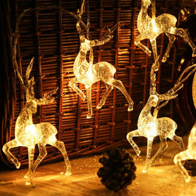 🥳2026 HOT SALE🥳💞50K+ SOLD! ⏳🦌 Limited-time 50% off! Christmas LED Reindeer String Lights – warm glow, sparkling reindeer detail. Battery or USB powered – transforms windows & shelves into festive magic! 🎄✨