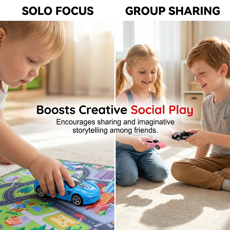 🥳2026 HOT SALE🥳💞50K+ SOLD! 🚗🛡️ Premium Diecast Car Set – zinc alloy body, chip-resistant paint. Smooth-rolling axles glide across floors & playmats. Sturdy enough for years of high-speed racing – not another throwaway toy! 🏎️✅