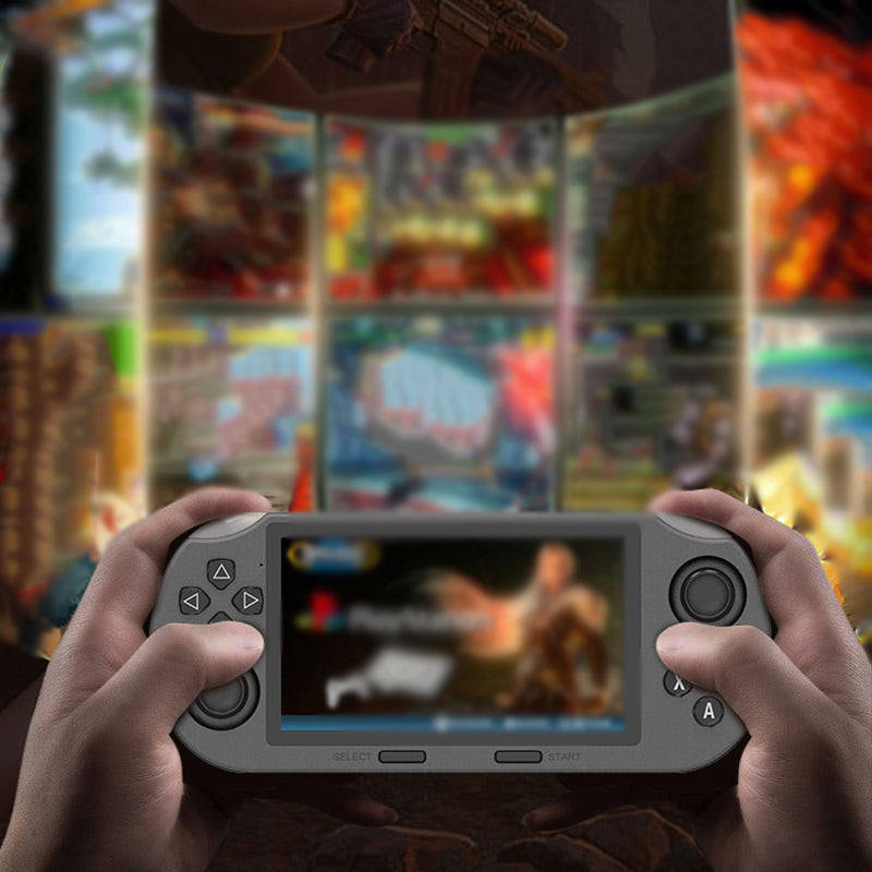 🥳2026 HOT SALE🥳💞50K+ SOLD! 🎮✨ SF3000 Handheld HD Gaming Console – 4.5" IPS screen, dual-core. Supports MAME, PS1, FC, SFC & GBC – relive retro classics! Also e-book, video player & emergency charger. 5-7h battery. Easy for all ages! 🔋💚