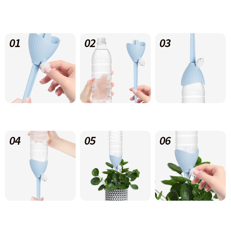 🥳2026 HOT SALE🥳💞50K+ SOLD! 🌴💧 Self-Watering Plant Spike – drip feeds plants for 2+ weeks. Adjustable flow, fits most bottles. Come home to healthy plants! 🏠✨