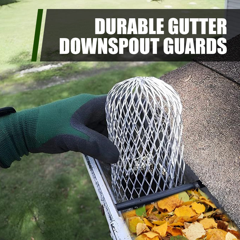 🥳2026 HOT SALE🥳💞50K+ SOLD! 🍂🏠 50% OFF! Gutter Downspout Guards – aluminum alloy mesh blocks leaves & debris, keeps gutters flowing. Easy install, no more clogs! 🛡️✅