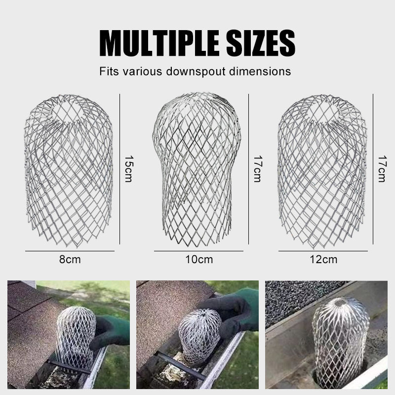 🥳2026 HOT SALE🥳💞50K+ SOLD! 🍂🏠 50% OFF! Gutter Downspout Guards – aluminum alloy mesh blocks leaves & debris, keeps gutters flowing. Easy install, no more clogs! 🛡️✅