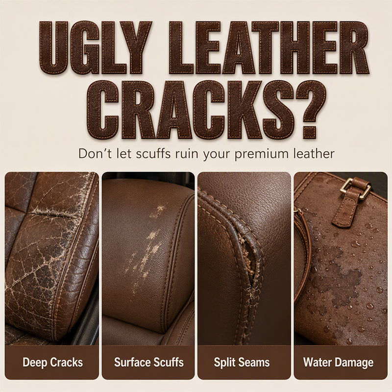 🥳2026 HOT SALE🥳💞50K+ SOLD! 🛋️🔧 Quick-Drying Leather Adhesive – industrial-strength bond repairs sofas, car seats & bags. Waterproof, flexible & transparent – no more cracks, no more replacement! 💪✨