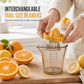 🥳2026 HOT SALE🥳💞50K+ SOLD! 🍊🛡️ Tired of wobbly juicers tipping over & wasting juice? Portable Manual Juicer – secure rubber base ring keeps cup steady, mess-free pouring spout. Squeeze fresh citrus without spills! 💪✨