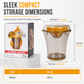 🥳2026 HOT SALE🥳💞50K+ SOLD! 🍊🛡️ Tired of wobbly juicers tipping over & wasting juice? Portable Manual Juicer – secure rubber base ring keeps cup steady, mess-free pouring spout. Squeeze fresh citrus without spills! 💪✨