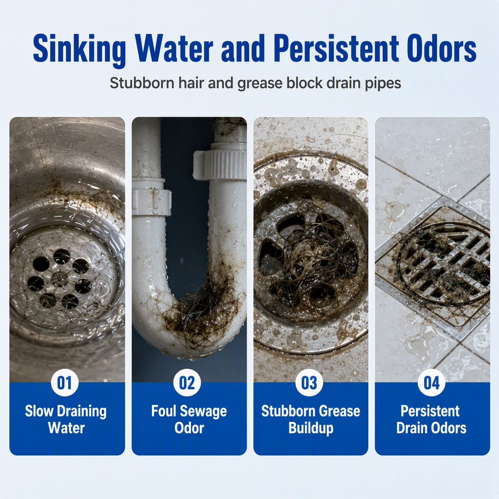 🥳2026 HOT SALE🥳💞50K+ SOLD! 🚿💨 Pipe Foam Cleaner – expanding foam dissolves grease & clears U-bend clogs fast. Kills foul odours too – watch standing water drain instantly! 🧼✅