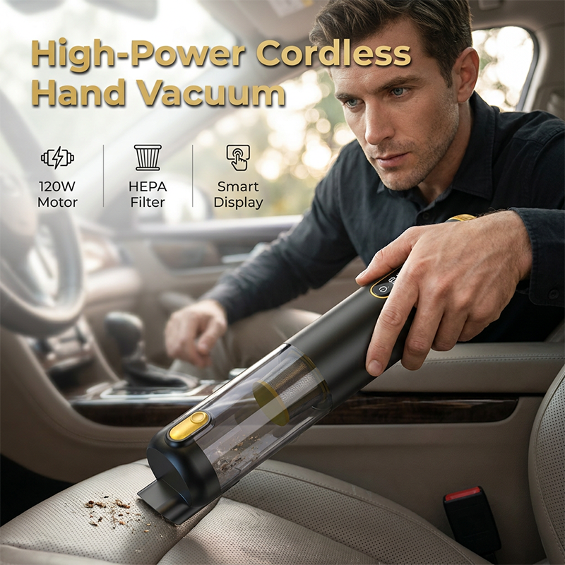 🥳2026 HOT SALE🥳💞50K+ SOLD! 🚗💎 Professional Cordless Vacuum – 20KPA suction, smart LED, 2-stage purification. Built to last, cleans car & home like a pro. Why settle for less? 🔋🏆