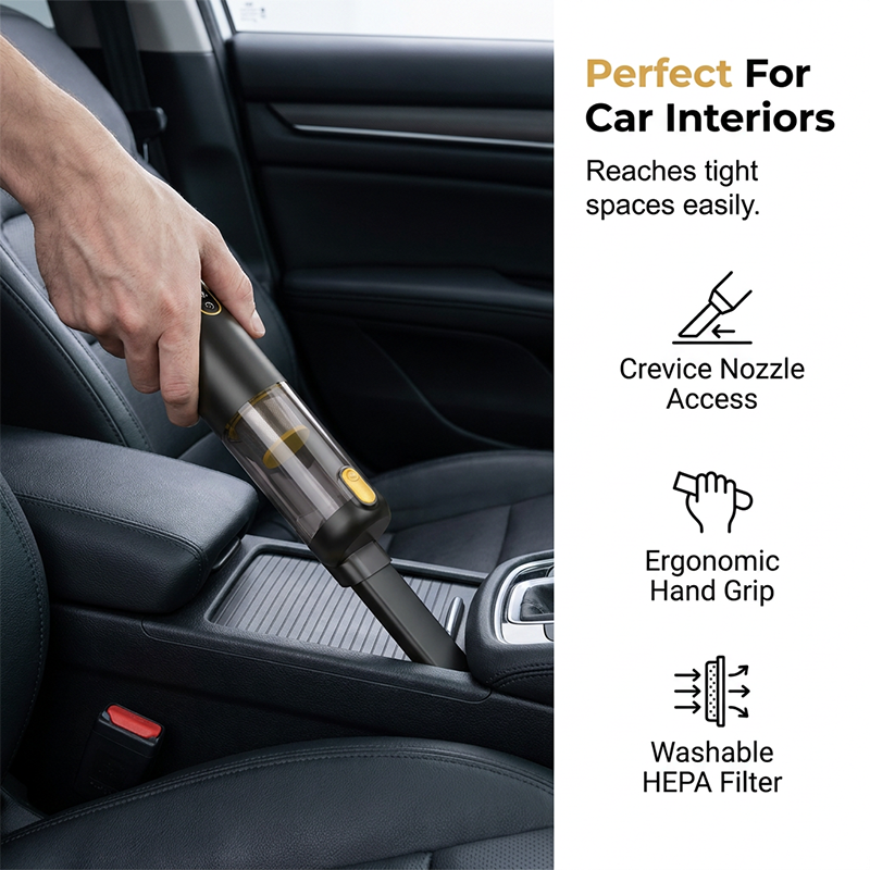 🥳2026 HOT SALE🥳💞50K+ SOLD! 🚗💎 Professional Cordless Vacuum – 20KPA suction, smart LED, 2-stage purification. Built to last, cleans car & home like a pro. Why settle for less? 🔋🏆