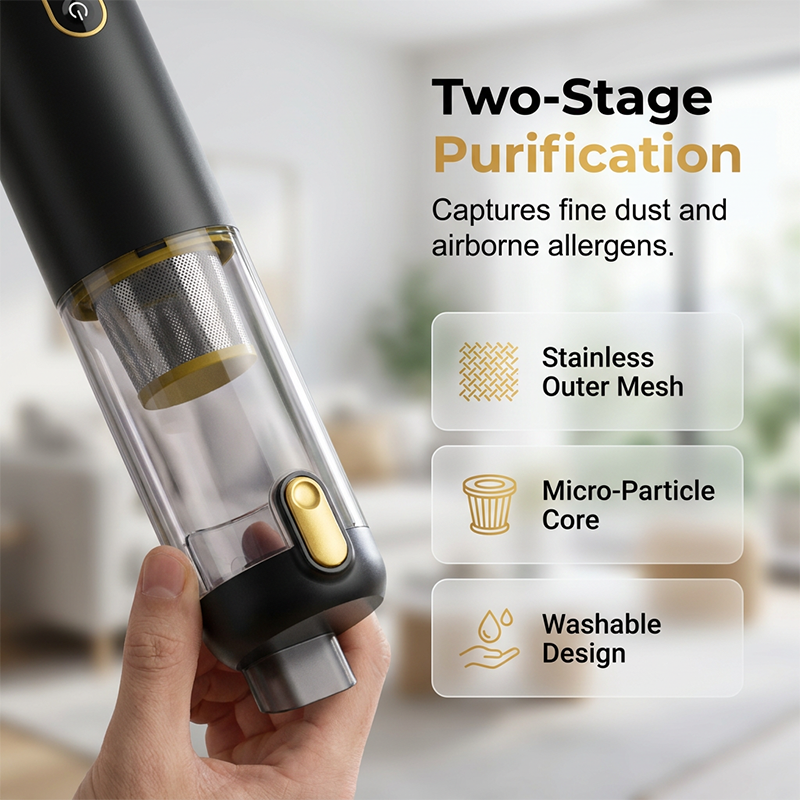 🥳2026 HOT SALE🥳💞50K+ SOLD! 🚗💎 Professional Cordless Vacuum – 20KPA suction, smart LED, 2-stage purification. Built to last, cleans car & home like a pro. Why settle for less? 🔋🏆