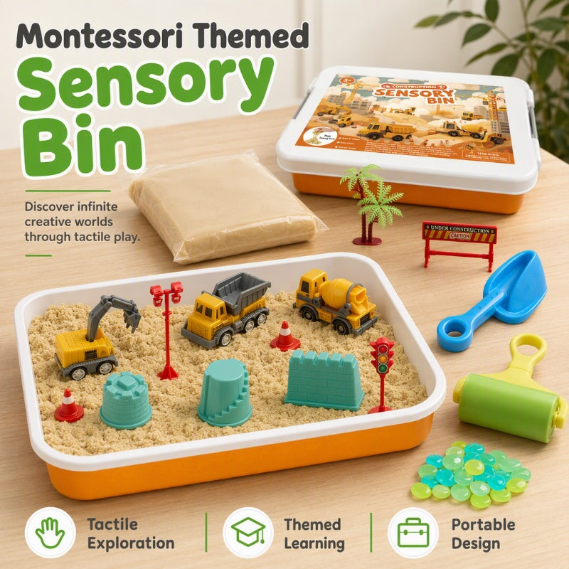 🥳2026 HOT SALE🥳💞50K+ SOLD! 🧸🌿 50% OFF! Kids Sensory Bin Sand Table Toy Set – Hands-On Play, Fine Motor Skills & Screen-Free Fun! 🛡️✨