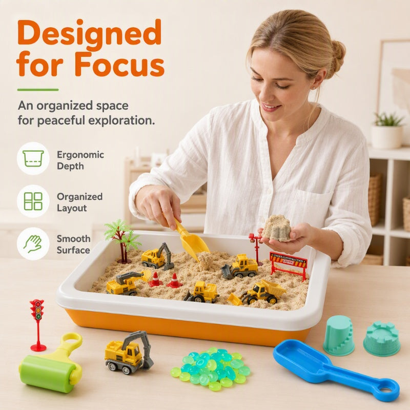 🥳2026 HOT SALE🥳💞50K+ SOLD! 🧸🌿 50% OFF! Kids Sensory Bin Sand Table Toy Set – Hands-On Play, Fine Motor Skills & Screen-Free Fun! 🛡️✨