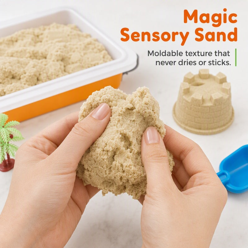 🥳2026 HOT SALE🥳💞50K+ SOLD! 🧸🌿 50% OFF! Kids Sensory Bin Sand Table Toy Set – Hands-On Play, Fine Motor Skills & Screen-Free Fun! 🛡️✨