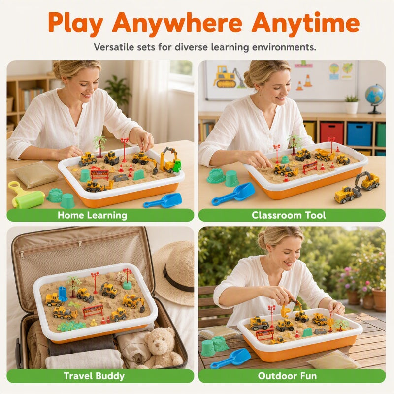 🥳2026 HOT SALE🥳💞50K+ SOLD! 🧸🌿 50% OFF! Kids Sensory Bin Sand Table Toy Set – Hands-On Play, Fine Motor Skills & Screen-Free Fun! 🛡️✨