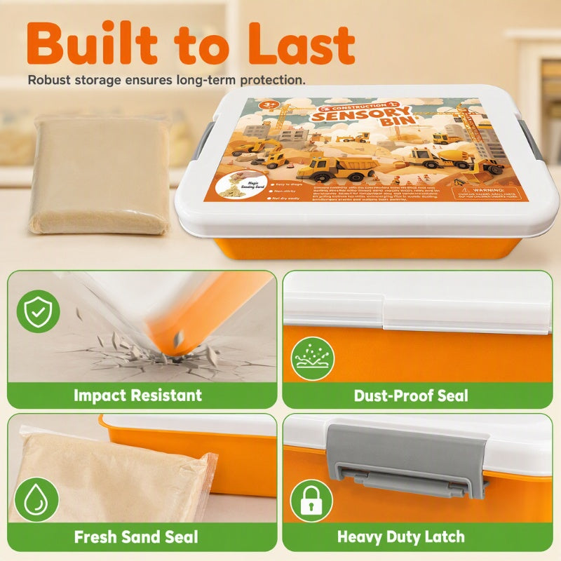 🥳2026 HOT SALE🥳💞50K+ SOLD! 🧸🌿 50% OFF! Kids Sensory Bin Sand Table Toy Set – Hands-On Play, Fine Motor Skills & Screen-Free Fun! 🛡️✨