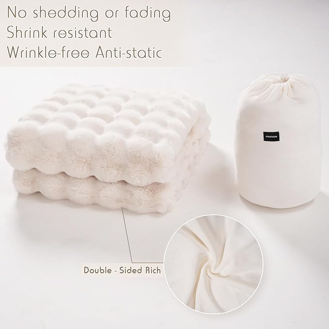 🥳2026 HOT SALE🥳💞50K+ SOLD! 🛏️☁️ LIMITED-TIME 50% OFF! Thickened Rabbit Plush & Milk Velvet Blanket – ultra-soft, warm & versatile. Perfect for home, office & travel! ✨💚