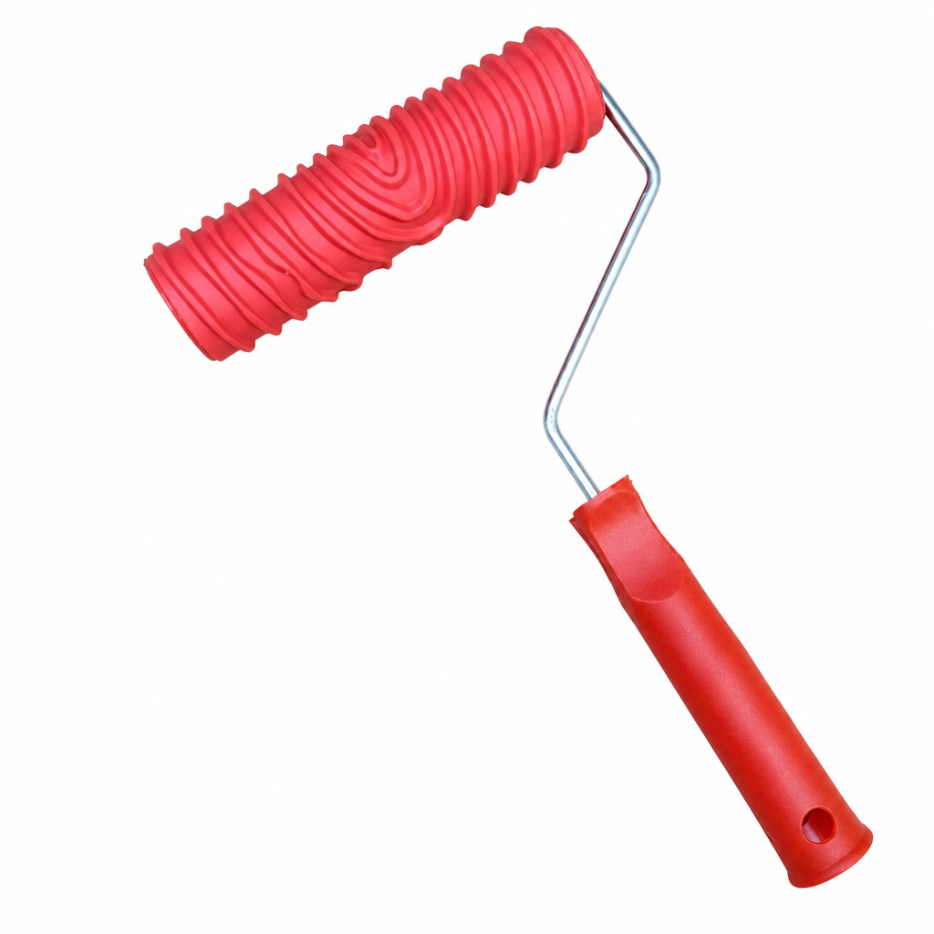 🥳2026 HOT SALE🥳💞50K+ SOLD! 🎨🪵 Embossing Roller – create wood grain walls easily, sturdy frame for even pressure. Washable & reusable, transform plain walls instantly! 🏠✨